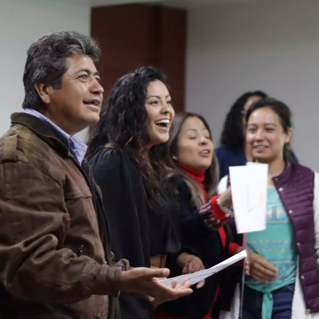 Lideres disfrutando de Excelencia y Expansión